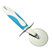 Dispozitiv de tăiere cu rolă pentru faguri din ceară, din metal, cu maner din plastic