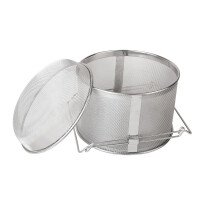 Strecurător dublu, din oțel inoxidabil, Ø240mm