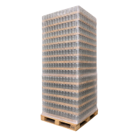 Borcan din sticlă, 720 ml, Fateta, TO 82 mm - Palet complet 2448 Bucăți