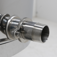 Adaptor din inox pentru maturator de miere Benka 2,5” – filet exterior 1,5”