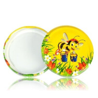 Capac borcan, twist-off 82, albina cu galetuta