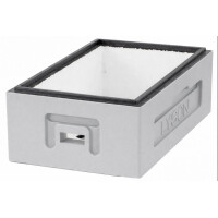 Corp 1/2 din polistiren pentru stup de 6 rame, 160 mm inaltime. GRI