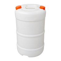 Bidon din plastic, 60 litri, cu 2 bușoane  – recipient pentru sirop și miere lichidă