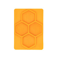 Matrita din silicon, pentru 4 sapunuri hexagonale