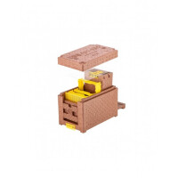 Mini stup de imperechere, MINI API, 3 rame, vopsit-maro