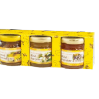 Cutie decorativa fara maner, pentru 3 borcane de 35 ml.