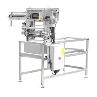 Mașină automată pentru descăpăcit rame Dadant, 230V, lungime 1500 mm, cu alimentare pe lanț și sistem dublu de descăpăcire - PREMIUM LINE LYSON