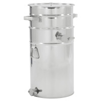 Maturator din inox 70 L cu sita din inox si canea, Classic Line